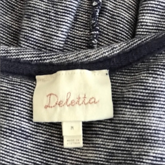 ANTHROPOLOGIE/DELETTA blue top - Picture 8 of 10